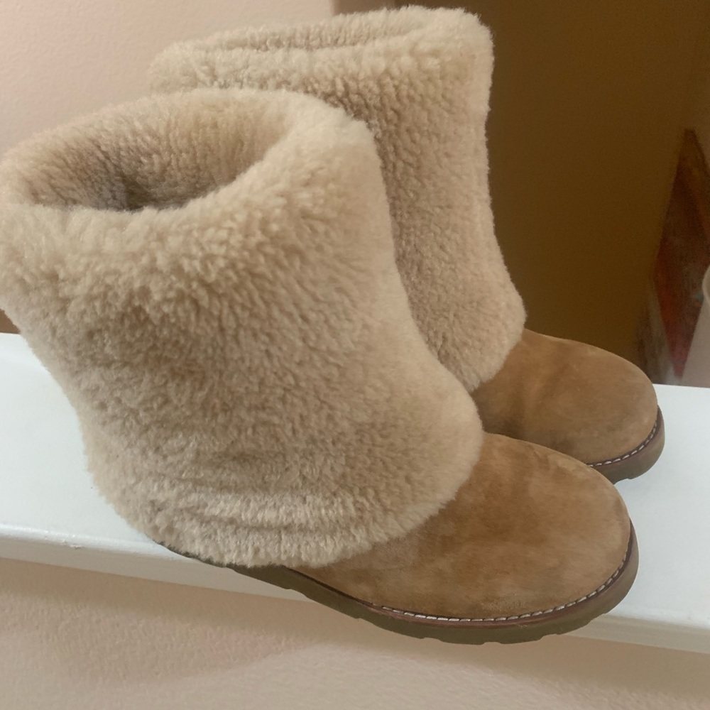UGG Tan Shearling Boots
